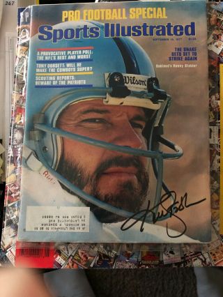 Ken Stabler (d 2015) Signed Sports Illustrated 9/19/77 Issue Nfl Hof Raiders Si