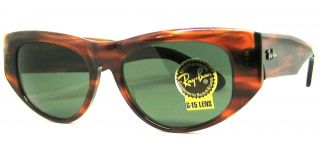 Ray - Ban Usa Nos Vintage B&l Caballero Dekko W1015 Zz - Top Wayfarer Sunglasses