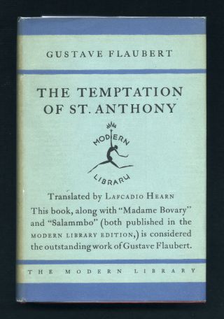 Flaubert,  The Temptation Of St.  Anthony,  Flex,  Dj,  Modern Library,  1930
