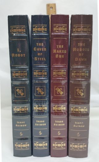 I,  Robot Series - Isaac Asimov - Easton Press - Rare - 4 Books