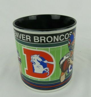 Vintage Nfl Denver Broncos Coffee Mug Cup Retro Helmet Logo Tea Team Nfl