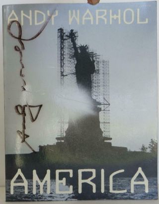 Andy Warhol / America Signed 1st Edition 1985 1507269