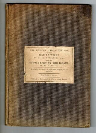 Ernest P Wilkins / concise exposition of the geology antiquities 1st 1859 Travel 3