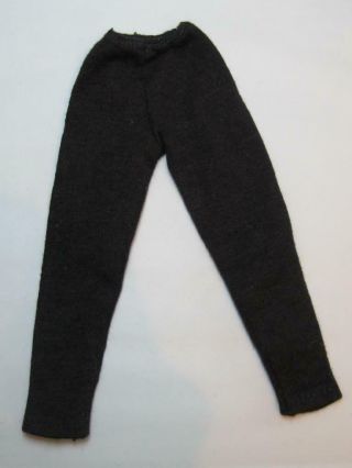 Vintage 1960s Tammy Family Doll Snow Bunny Clothes Black Knit Ski Pants