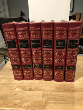 The Novels Of Jane Austen,  Easton Press,  Leather Set Of 6