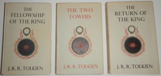 J.  R.  R.  Tolkien,  The Lord Of The Rings,  First Edition,  1962/63 Set Imp 12,  10,  10