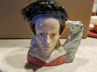 1979 Vintage Royal Doulton Toby Jug Anne Of Cleves.  D6653.  4th Wife