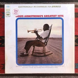 Louis Armstrong Greatest Hits Vinyl Record Lp Vintage 1967 Classic Jazz