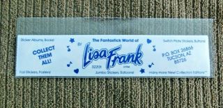 Lisa Frank Jumbo Sticker Balloons 1984 Vintage 2