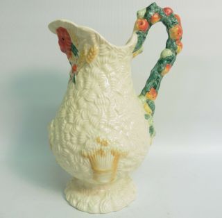 Vintage Clarice Cliff " Celtic Harvest " Water Jug,  Numbered 57a/s