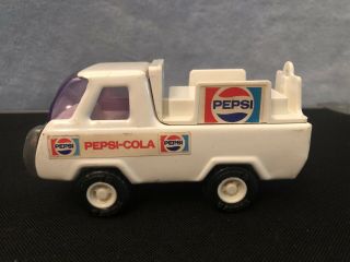 Vintage Buddy L White Pepsi - Cola Truck / Delivery Van.  Pepsi Soda Collectible