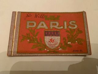 Vintage Paris France Series Ii Postcard Book