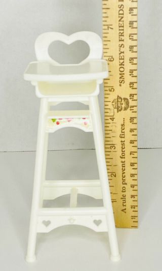 Vintage 1997 Mattel Barbie Baby High Chair Kelly Doll 6.  5 " Replacement Hearts