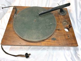 Vintage Victor Type 1 Induction Disc Electric Motor Phonograph Turntable