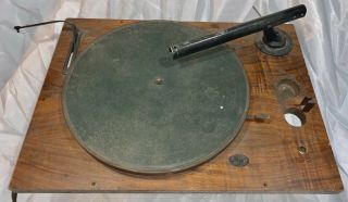 Vintage VICTOR Type 1 Induction Disc Electric Motor Phonograph Turntable 3