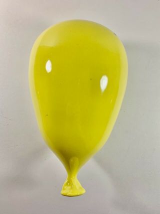 Vintage Dyer Yellow Ceramic 9 " Balloon Vintage Wall Pop Art Decor Mcm