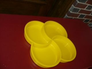 Mid - Century Modern Dansk Designs Bright Yellow Candy/serving Tray