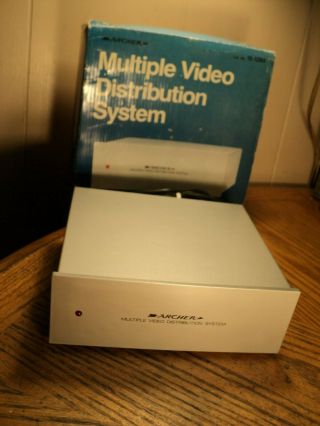 Vintage Archer Multiple Video Distribution System No.  15 - 1284 W/ Box