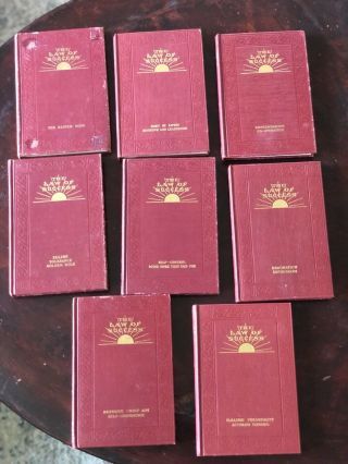 The Law of Success Napoleon Hill (6 1947) & (2 1946) Printing Ed.  RareBooks 5