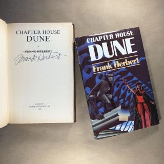 Chapter House/chapterhouse Dune By Frank Herbert (signed,  First Uk Edition)