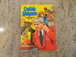 Vintage 1977 Captain Kangaroo - Coloring Book - Friends,  Farming & Abcs