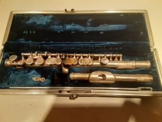 Vintage Armstrong Piccolo Model 290 Sterling Silver Head Joint And Body