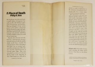 Philip K Dick / A MAZE OF DEATH First Edition / First Printing 1970 2