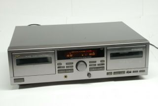 Vintage Jvc Td - W209 Dual Cassette Deck Dolby B.  C Nr Hx Pro Play Record