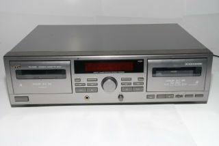 Vintage JVC TD - W209 Dual Cassette Deck Dolby B.  C NR HX Pro Play Record 2