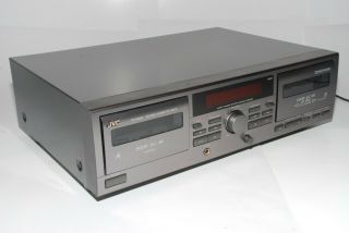 Vintage JVC TD - W209 Dual Cassette Deck Dolby B.  C NR HX Pro Play Record 3