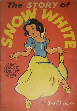 The Story Of Snow White By Walt Disney Seven Dwarf Books - Complete Set