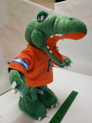Vtg University Of Florida 13”albert Gator Dancing Plush Plays Team Fight Song