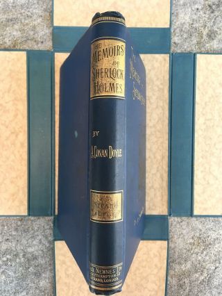 1st Ed.  Memoirs Of Sherlock Holmes 1894 W Letter Signed By A.  C.  Doyle,  Slipcase