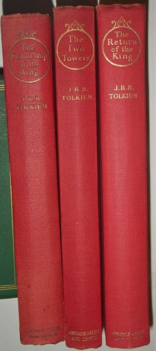 J.  R.  R.  Tolkien,  The Lord of the Rings,  First Edition,  1955 Set Imp.  3,  2,  1 6