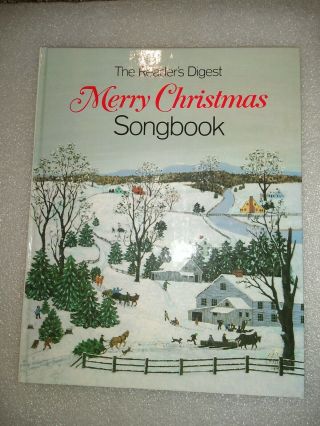 Vintage Merry Christmas Readers Digest Songbook Spiral Bound Sheet Music