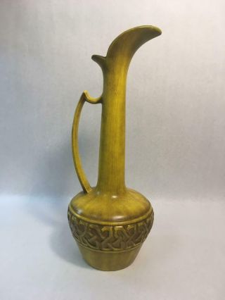 Vintage Royal Haeger Tall 18 " Vase / Pitcher With Handle Style 4070