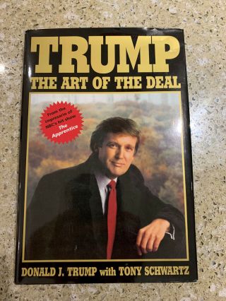 Trump Signed In Gold The Art Of The Deal Book
