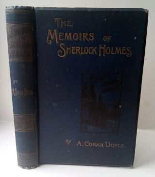 MEMOIRS of SHERLOCK HOLMES 1894 1st Edition.  Arthur Conan Doyle.  Sidney Paget. 2