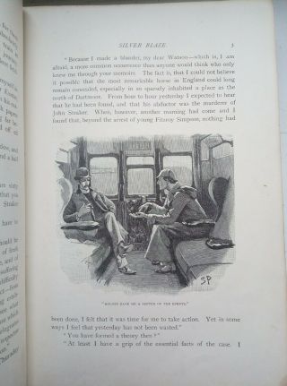 MEMOIRS of SHERLOCK HOLMES 1894 1st Edition.  Arthur Conan Doyle.  Sidney Paget. 6