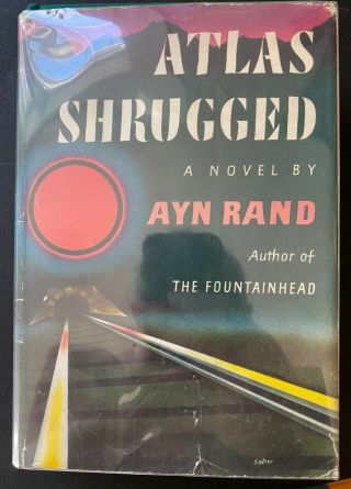 Ayn Rand Atlas Shrugged 1957; True 1st Edition 1st Printing Collectors
