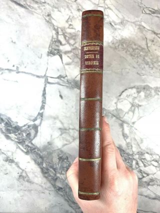 1788 " Notes On The State Of Virginia " Thomas Jefferson.  1st American Edition.