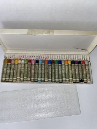 Dick Blick Vintage Non Toxic Oil Pastels Crayons Blend - Tels Made Japan S - 25 7679
