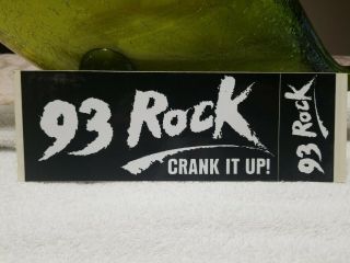 Krqr 93 Rock Vtg 1980 