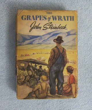 The Grapes Of Wrath By John Steinbeck 1939,  True First Edition,  First Printing