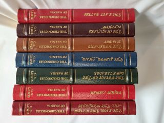 Easton Press 7 Vol C.  S.  Lewis Chronicles Of Narnia