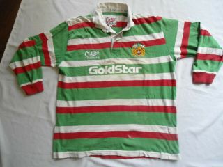 Vintage Leicester Tigers Cotton Traders Rugby Jersey Shirt Xl