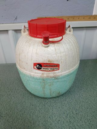 Vintage Poloron Styrofoam 1 Gallon Water Jug