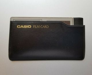 Vintage Solar Powered Casio Sl - 750 Credit Card Calculator,  Made In Japan,
