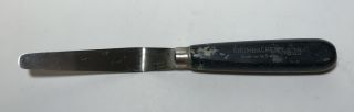 Vintage Grumbacher 870 Palette Knife Black Wood Handle Made In Usa