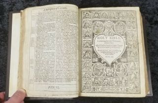 1620/21 King James Bible COMPLETE with Title pages and Genealogies 2